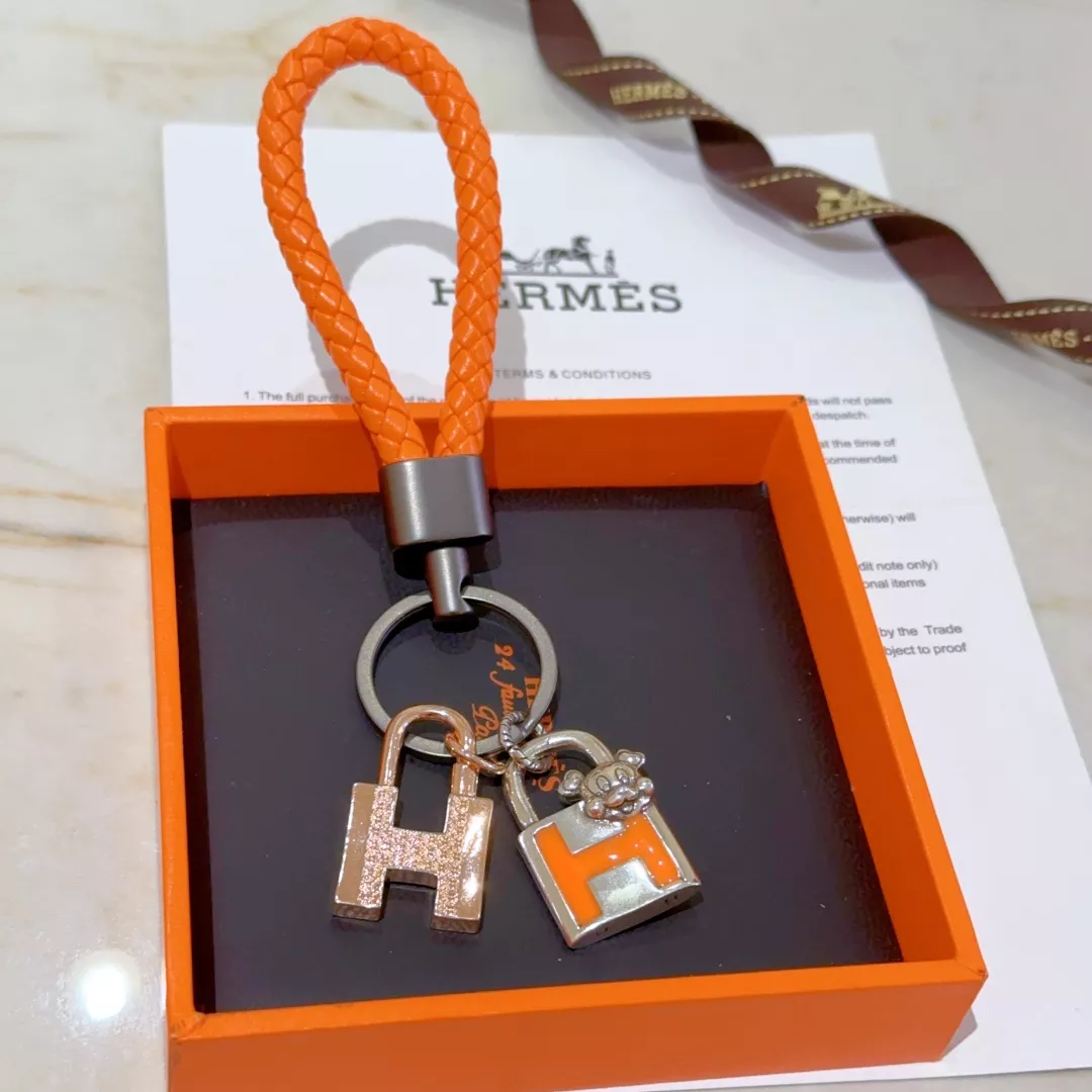 hermes key holder and boucle de sac s_12b16252